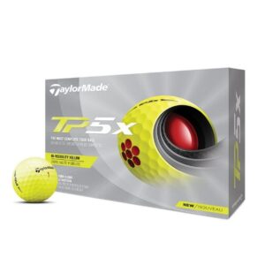 TaylorMade TP5X Yellow Golf Balls