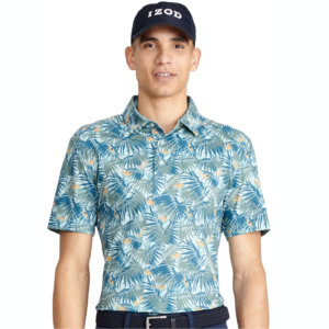 SS MACRO PRINT BIRD OF PARADISE POLO