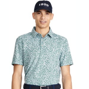 SS MICRO PRINT FLORAL POLO