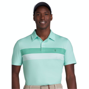 SS COOL FX CHEST STRIPE POLO