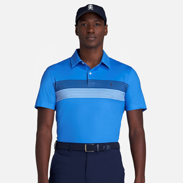 SS COOL FX CHEST STRIPE POLO - Eagle Golf