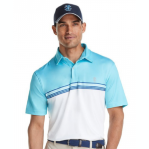 SS COMPETITION ENGR CHEST STRIPE POLO