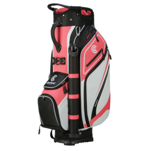 Cleveland Ladies 9.5” Cart Bag – Pink/White/Black